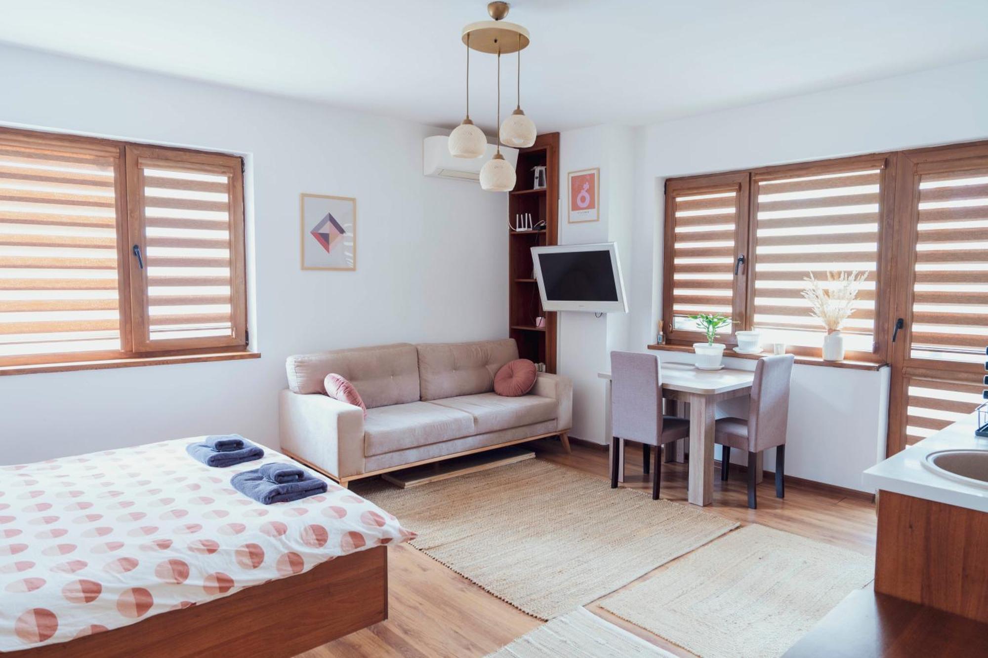 Cozy & Stylish Flat With Amazing View, 2Min Walk To Ski Road, 7-8 Min To Gondola Bansko Luaran gambar