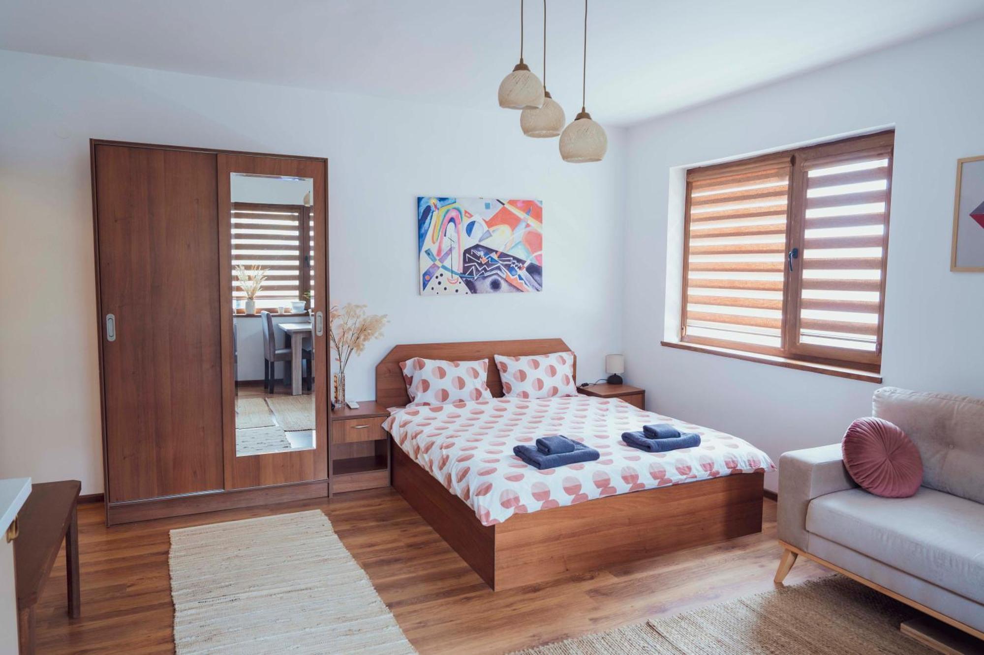 Cozy & Stylish Flat With Amazing View, 2Min Walk To Ski Road, 7-8 Min To Gondola Bansko Luaran gambar